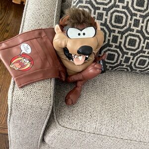 Warner Bros. Taz Brown plush remote control holder